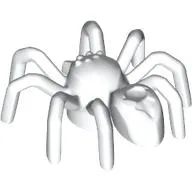 Insect, Spider with Elongated Tail Section / White
