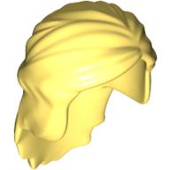 Lego Hair Mid-Length with Braid around Sides / Bright Light Yellow