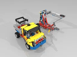 42024 Alternate: Old Farm Truck with Crane