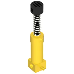 Pneumatic Pump New Style with Yellow Top / Yellow