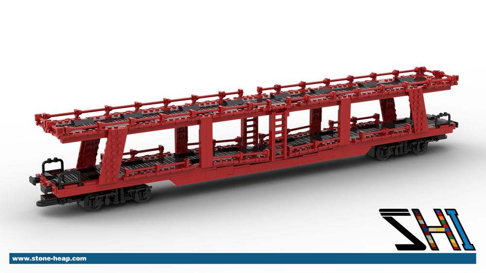 Lego Autotransportwagen DDm 915 rot