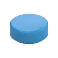 Tile Round 1 x 1 / Dark Azure