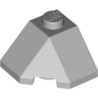 Brick Wedged, Sloped 45° 2 x 2 Corner / Light Bluish Gray