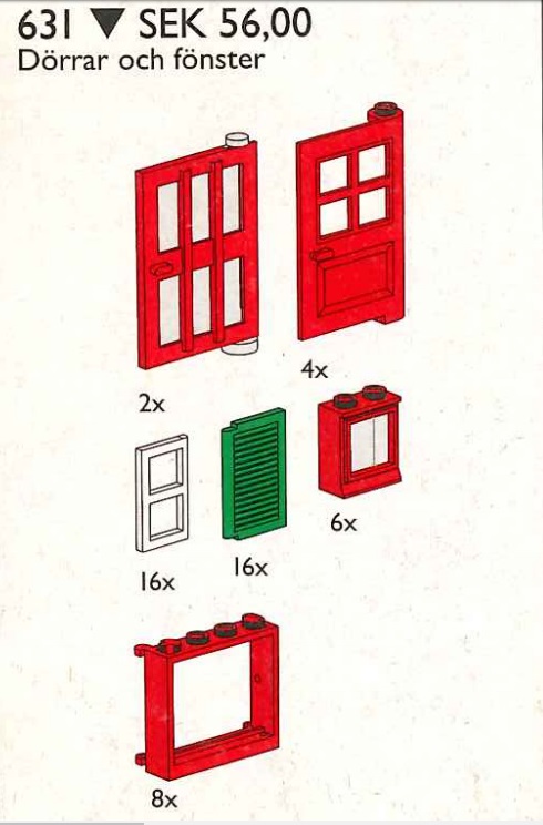 Lego Doors and Windows