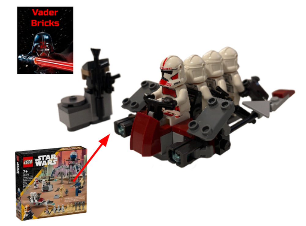 Lego Clone Transport and Storage Speeder (75372 Alt)