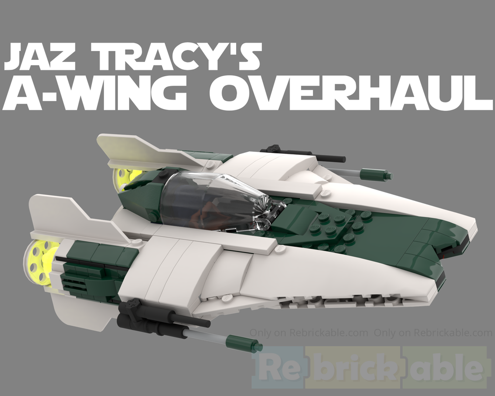 Lego Jaz Tracy's A-Wing Overhaul