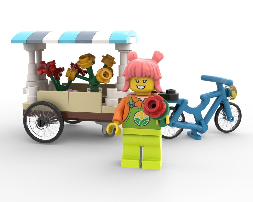 Lego Flower cart