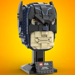 Lego Batman Mouth Extension for Classic Batman Cowl (76238)