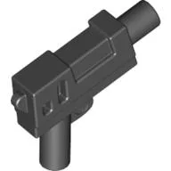 Weapon Gun Automatic Pistol Medium Barrel / Black