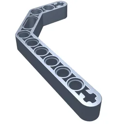Technic Beam 1 x 11.5 Double Bent Thick / Pearl Sand Blue