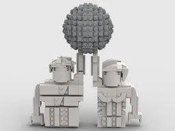 Jor-EL and Lara Lor-Van Statue (Superman's Parents in Fortress of Solitude)