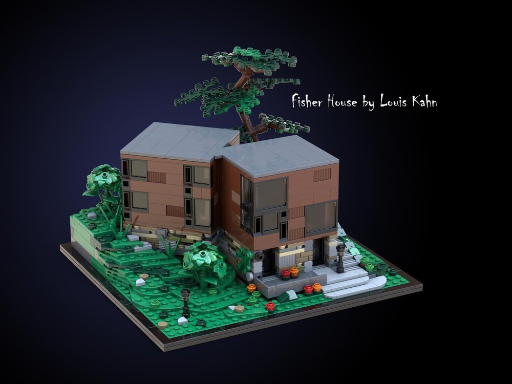 Lego Fisher House of Louis Kahn