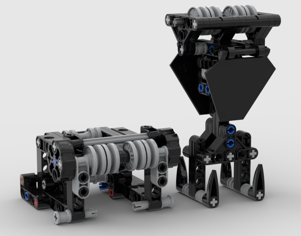 Lego heavy load hook & block