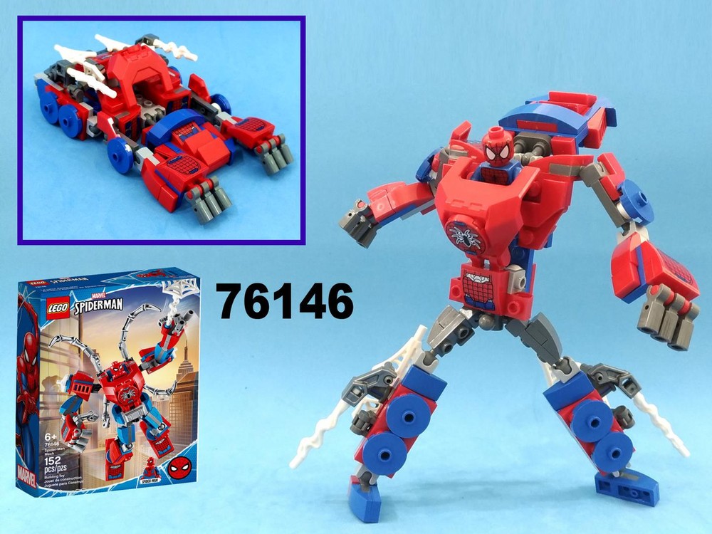 Lego Spider-man's Transformer tankmech