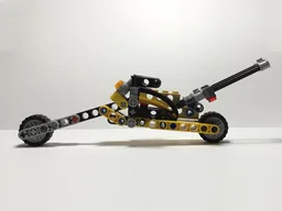 Long Chopper Motorcycle