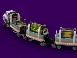 Futuristic Freight Train