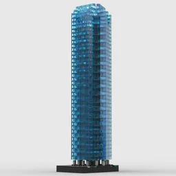 Devon Tower at 1/650th Scale