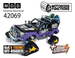 42069 Extreme Adventure RC MOD for Power Function Mortors