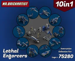 Lethal Enforcers : 10in1 for #75280