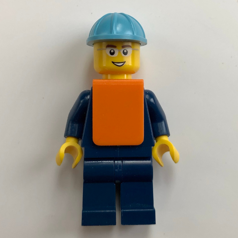Lego Train Worker, Maersk - Glasses