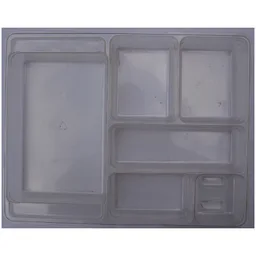 Storage / Sorting Tray, Dacta, 6 Compartment for Dacta Small Bin / Trans-Clear