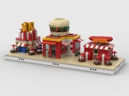 Fast Food mini modular ZOO