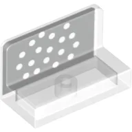 Panel 1 x 2 x 1 with Black Square, White Dots Print