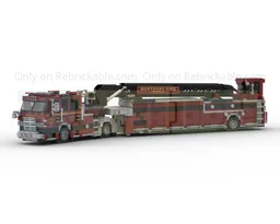 2025 Pierce Enforcer Tiller Ladder Fire Truck Monterey FD
