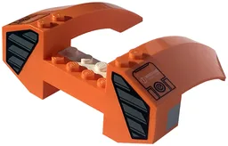 Stickered Assembly 10 x 8 x 3 1/3 with 'WARNING FLAMMABLE LIQUID' and Vents Pattern on Both Sides (Stickers) - Set 7706
