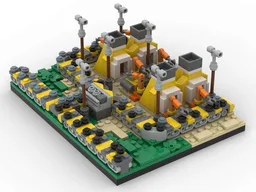Factorio Iron smelting