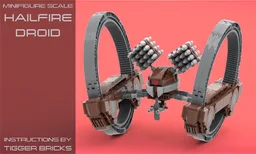 Minifigure scale IG-227 Hailfire Droid