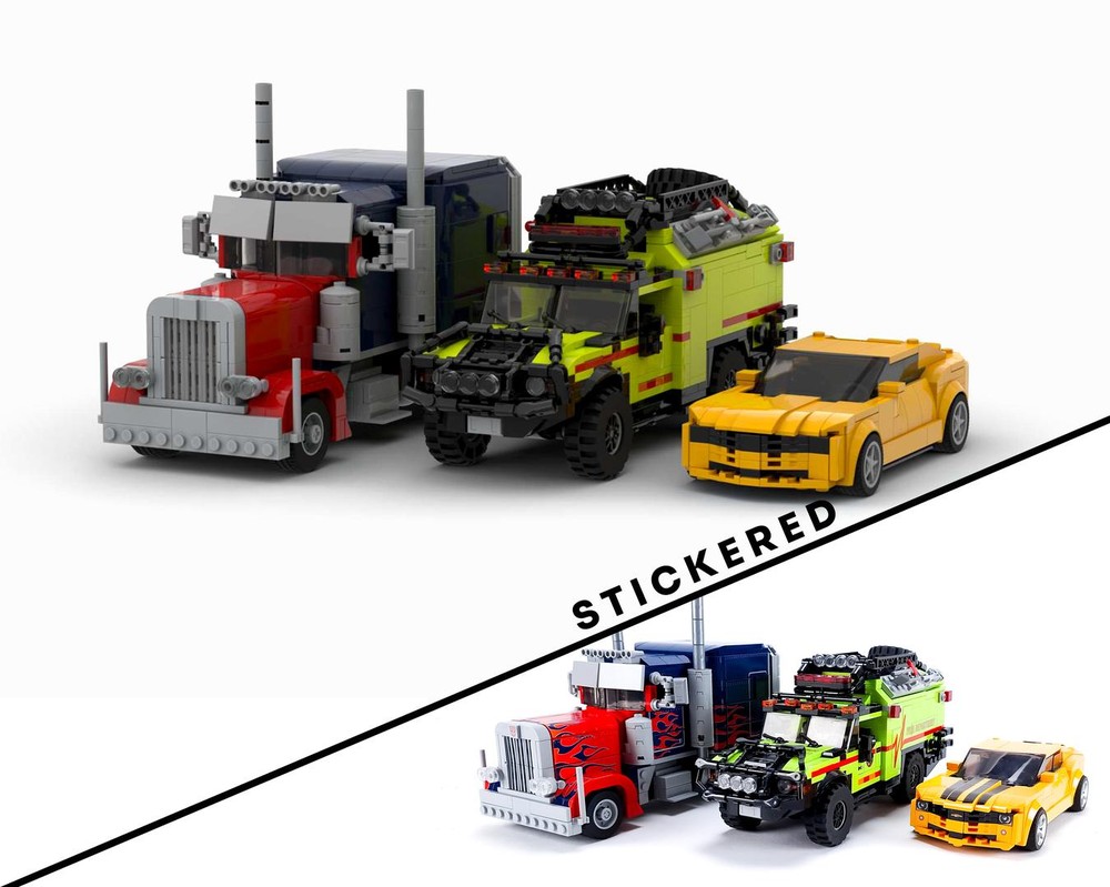 Lego Transformers bundle: Optimus Prime, Bumblebee, Ratchet