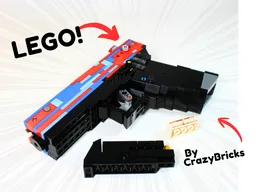 Crazy blow-back rubber-band gun