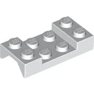 Wheel Arch, Mudguard 2 x 4 Studded / White