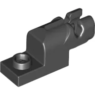 Launcher, Plate Special 1 x 2 with Mini Blaster / Black