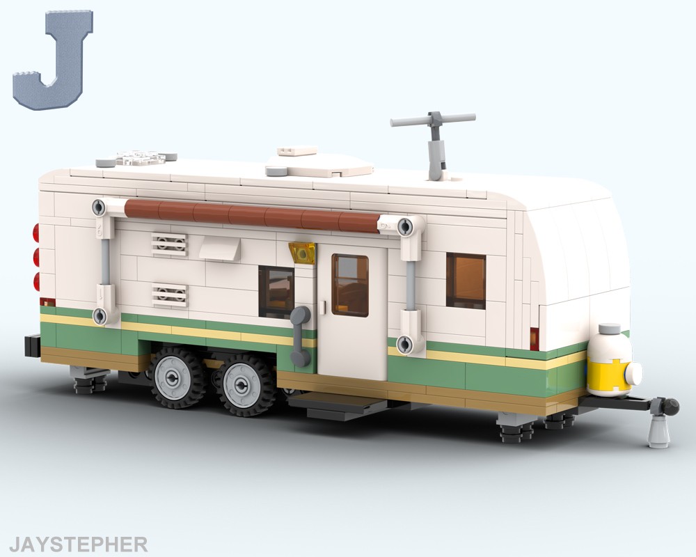 Lego Economy Travel Trailer Caravan