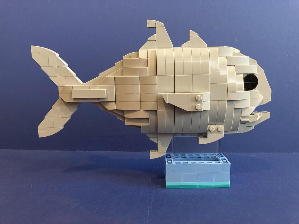 Lego Giant Trevally "Ulua" Fish Model