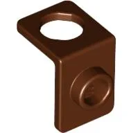 Minifig Neckwear Bracket [One Stud] / Reddish Brown