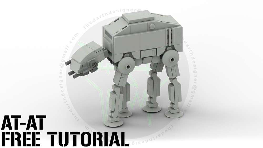 Lego AT-AT |Walker|1/225 Scale