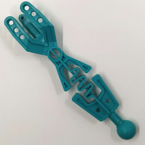 Lego Large Figure Skeletal, Arm Forked with Flexible Center and Ball Joint / Dark Turquoise