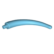 Lego Animal Body Part / Plant, Tail / Claw / Horn / Branch / Tentacle, End Section / Medium Azure