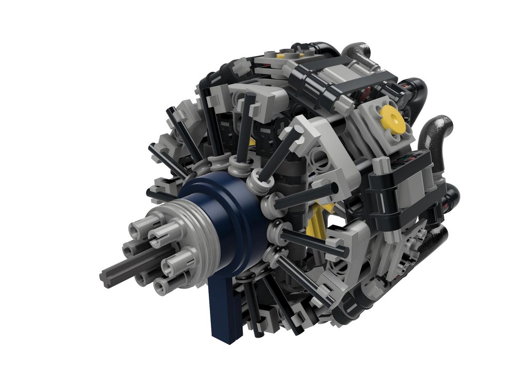 Lego 7 Cylinder Radial Engine