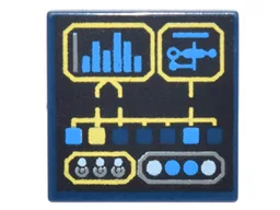 Tile 2 x 2 with Control Panel Print