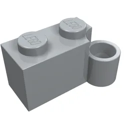 Hinge Brick 1 x 4 [Lower] / Light Bluish Gray