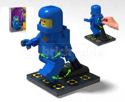 Up-Scaled Blue Astronaut – Walking Motion MOD