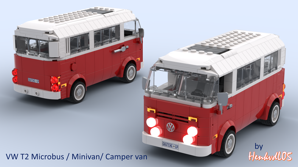 Lego MOCturnal VW T2 Microbus / Minivan / Camper / Combi