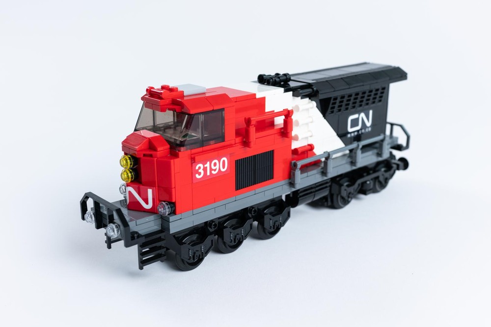 Lego Canadian National GE ET44AC Freight Locomotive (Motorized)