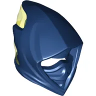 Wrap Pointed with Narrow Eye Hole with Trans-Neon Green Back Pattern / Dark Blue