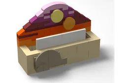 Binary Sunset Business Card Holder