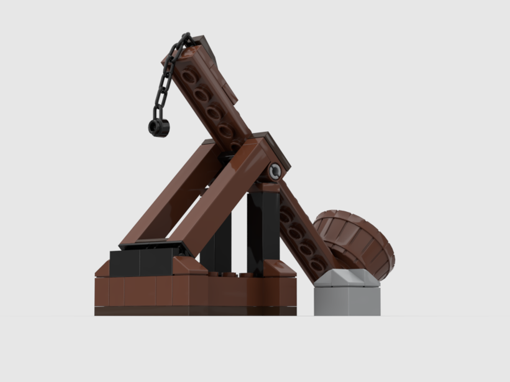 Lego Simple Medieval Catapult